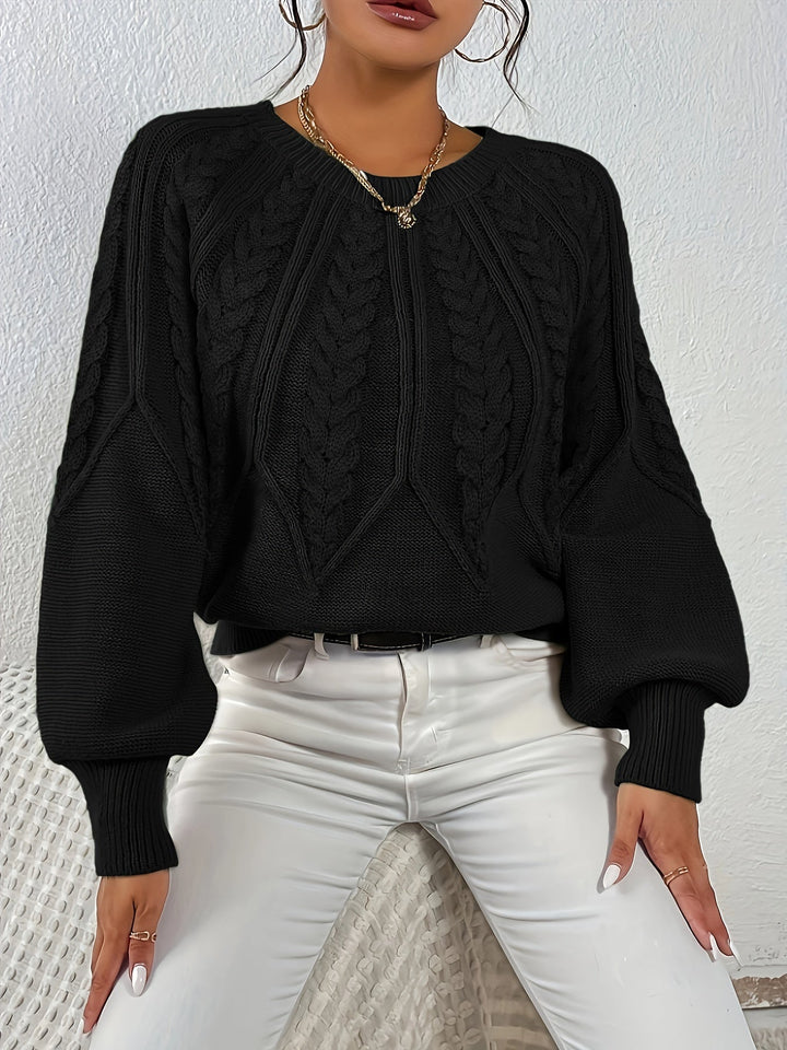 Eleanor | Relaxed Cable-Knit Sweater