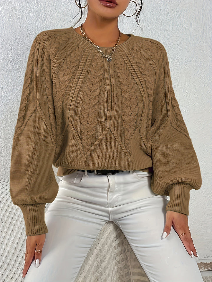 Eleanor | Relaxed Cable-Knit Sweater
