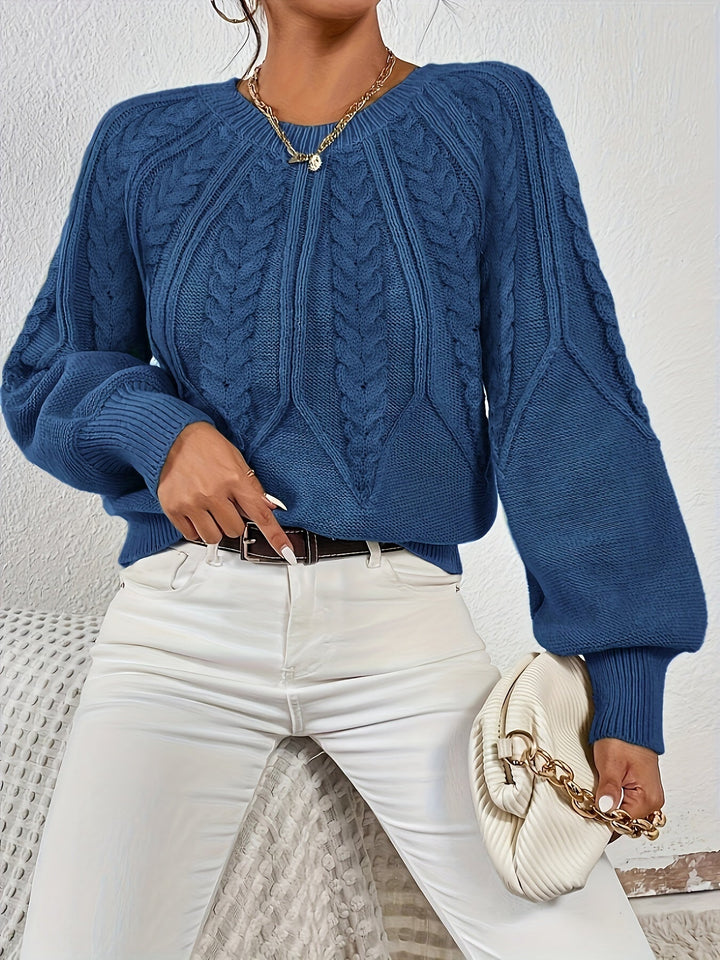 Eleanor | Relaxed Cable-Knit Sweater