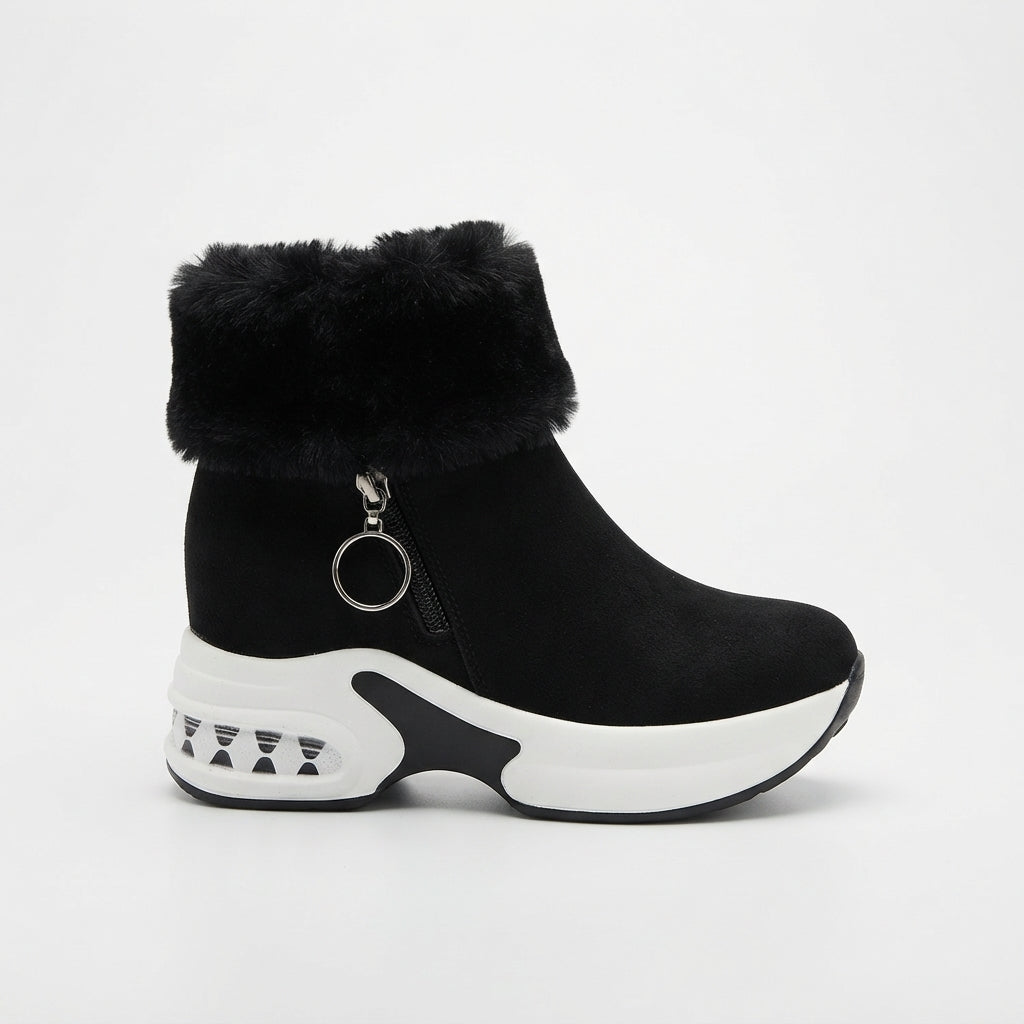 Women's Winter Fur Platform Ankle Boots