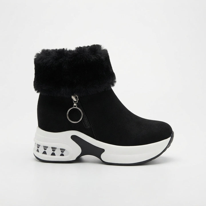 Women's Winter Fur Platform Ankle Boots