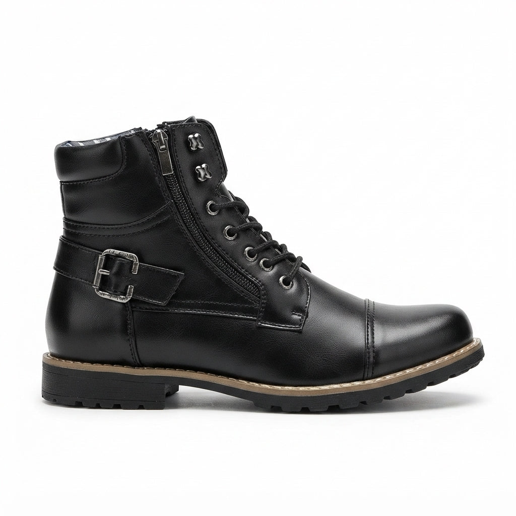Men's Comfortable Biker Ankle Boots