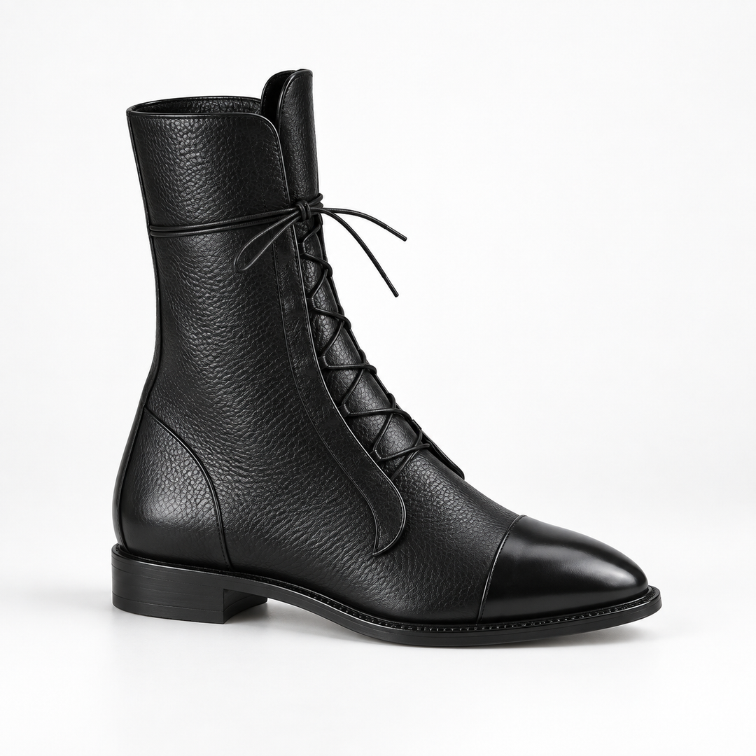 Women's Fashionable Combat Ankle Boots
