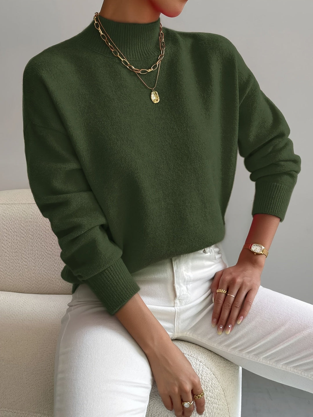 Lorelei | Refined Mock Neck Sweater