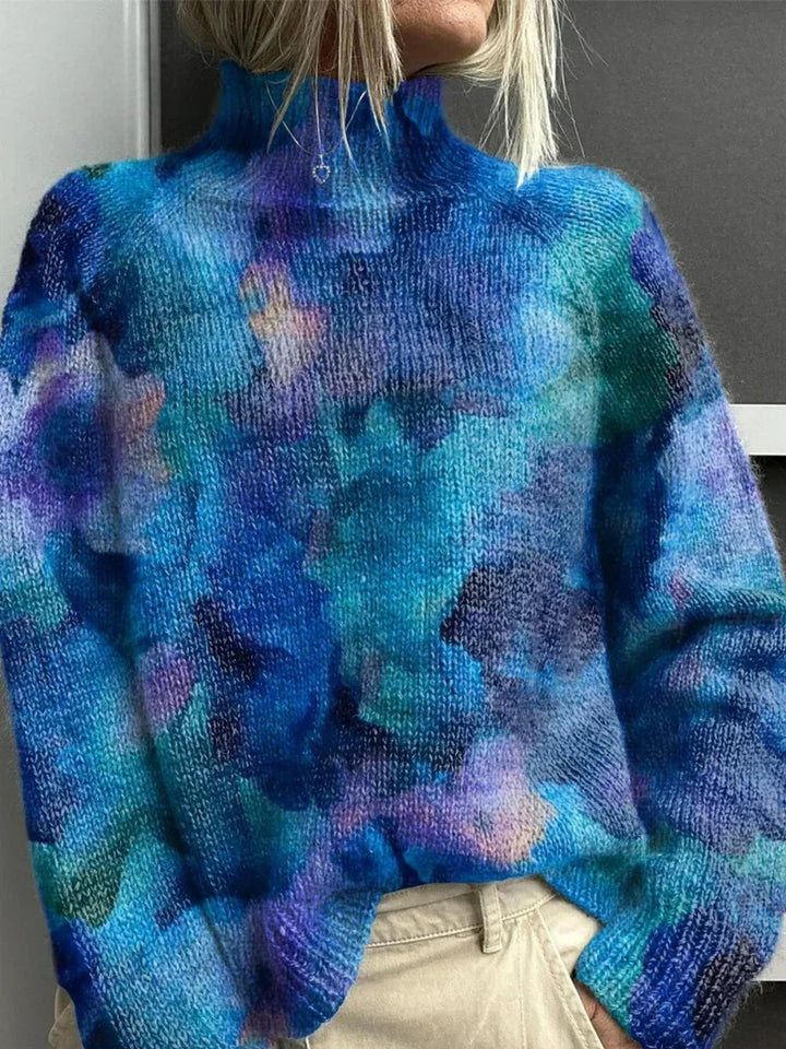 Women's Turtleneck Sweater Relaxed Fit