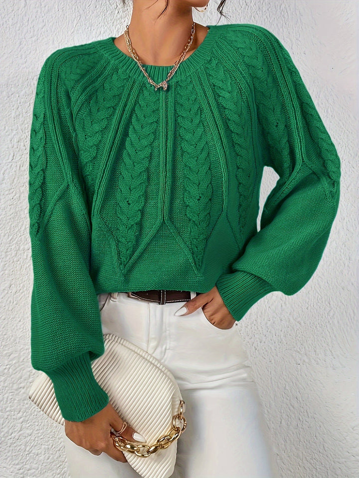 Eleanor | Relaxed Cable-Knit Sweater