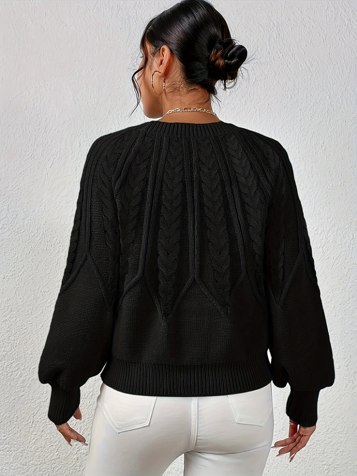 Eleanor | Relaxed Cable-Knit Sweater