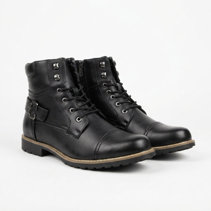 Men's Comfortable Biker Ankle Boots