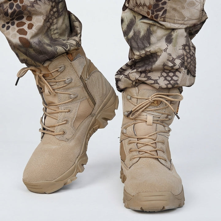 Men's Lace-Up Combat Boots