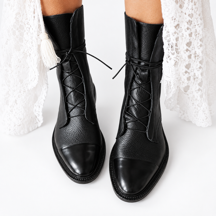 Women's Fashionable Combat Ankle Boots