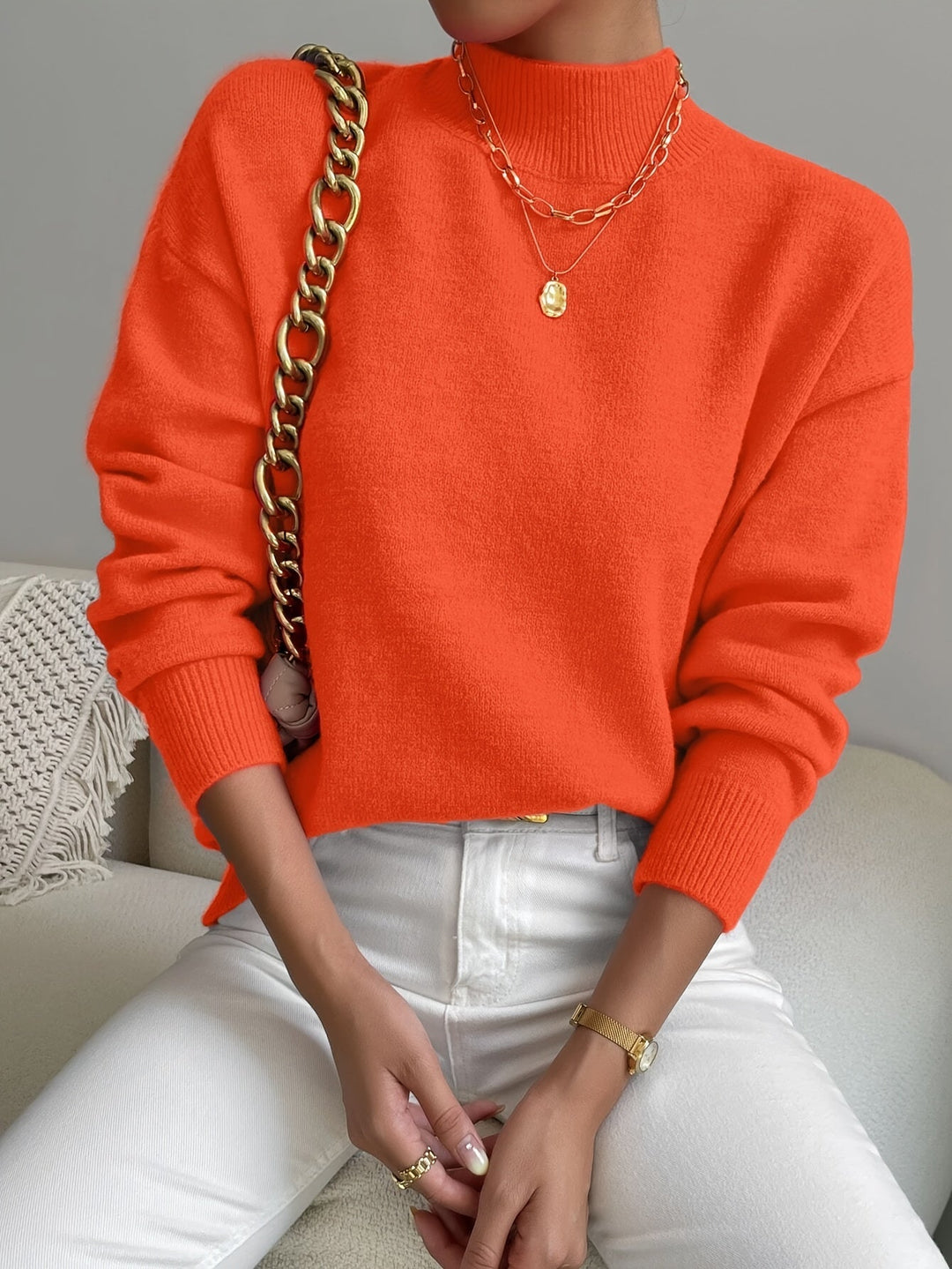 Lorelei | Refined Mock Neck Sweater