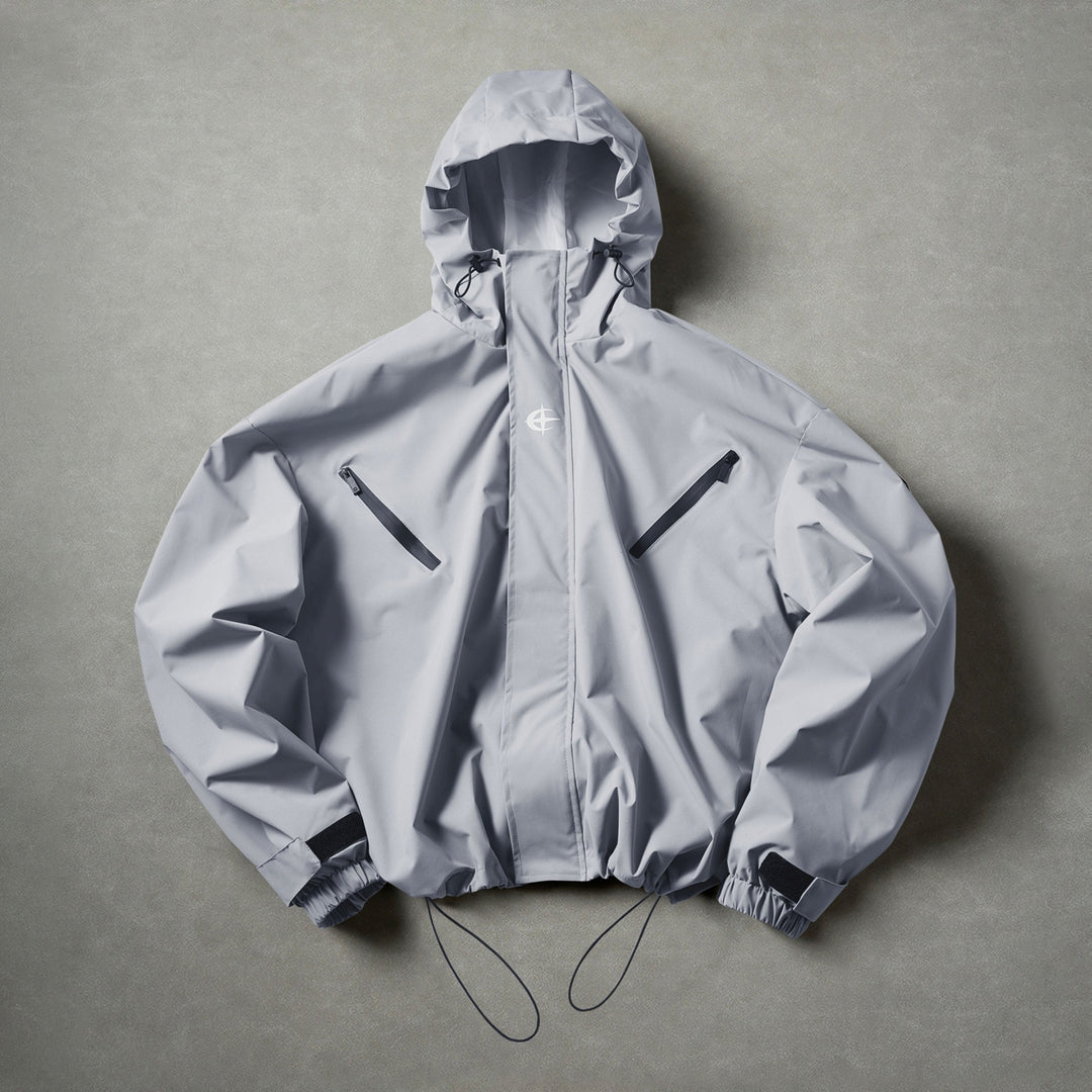 Men’s Hooded Windbreaker Jacket Casual Outdoor Zip Up Outerwear