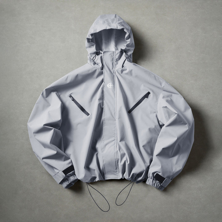 Men’s Hooded Windbreaker Jacket Casual Outdoor Zip Up Outerwear