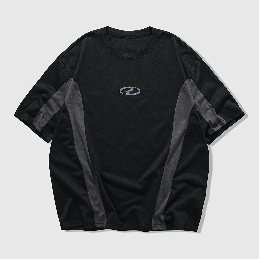 Men’s Color Block T Shirt Casual Short Sleeve Crew Neck Top