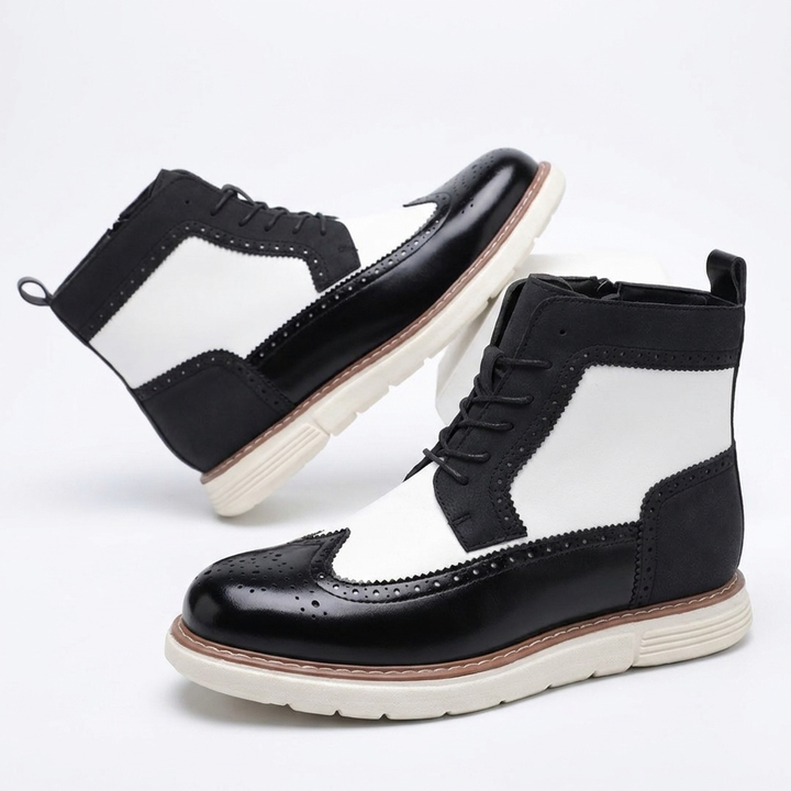 Men's Casual Brogue Ankle Boots