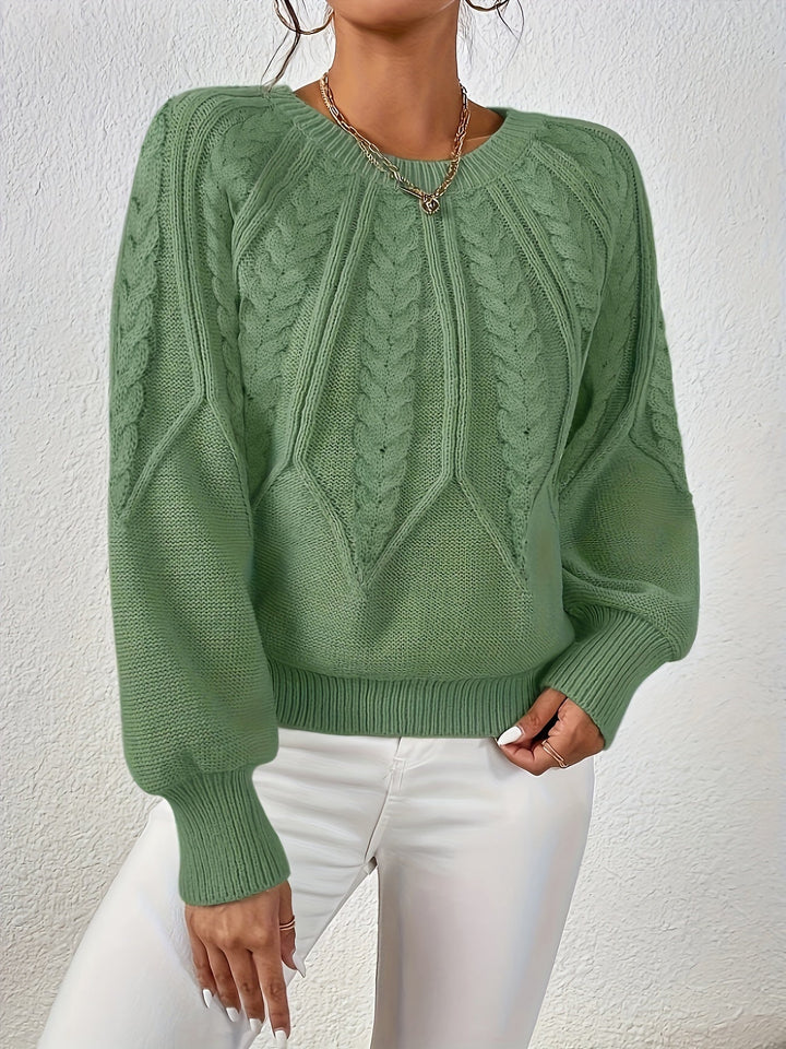 Eleanor | Relaxed Cable-Knit Sweater