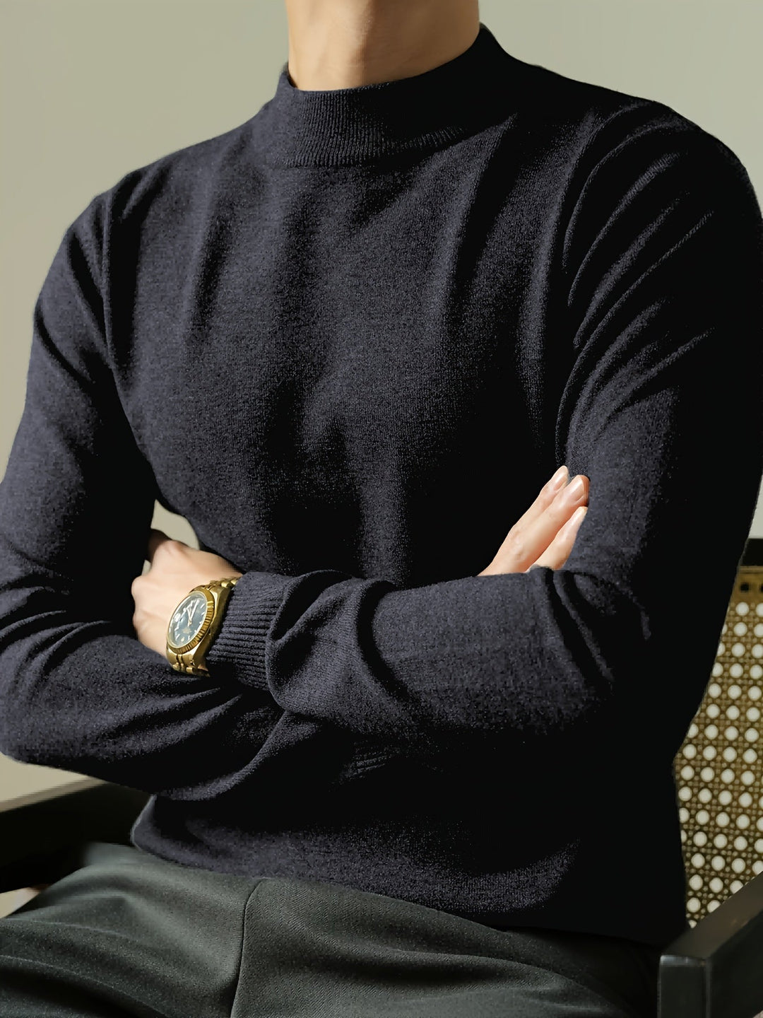 Everett | Refined High-Neck Sweater