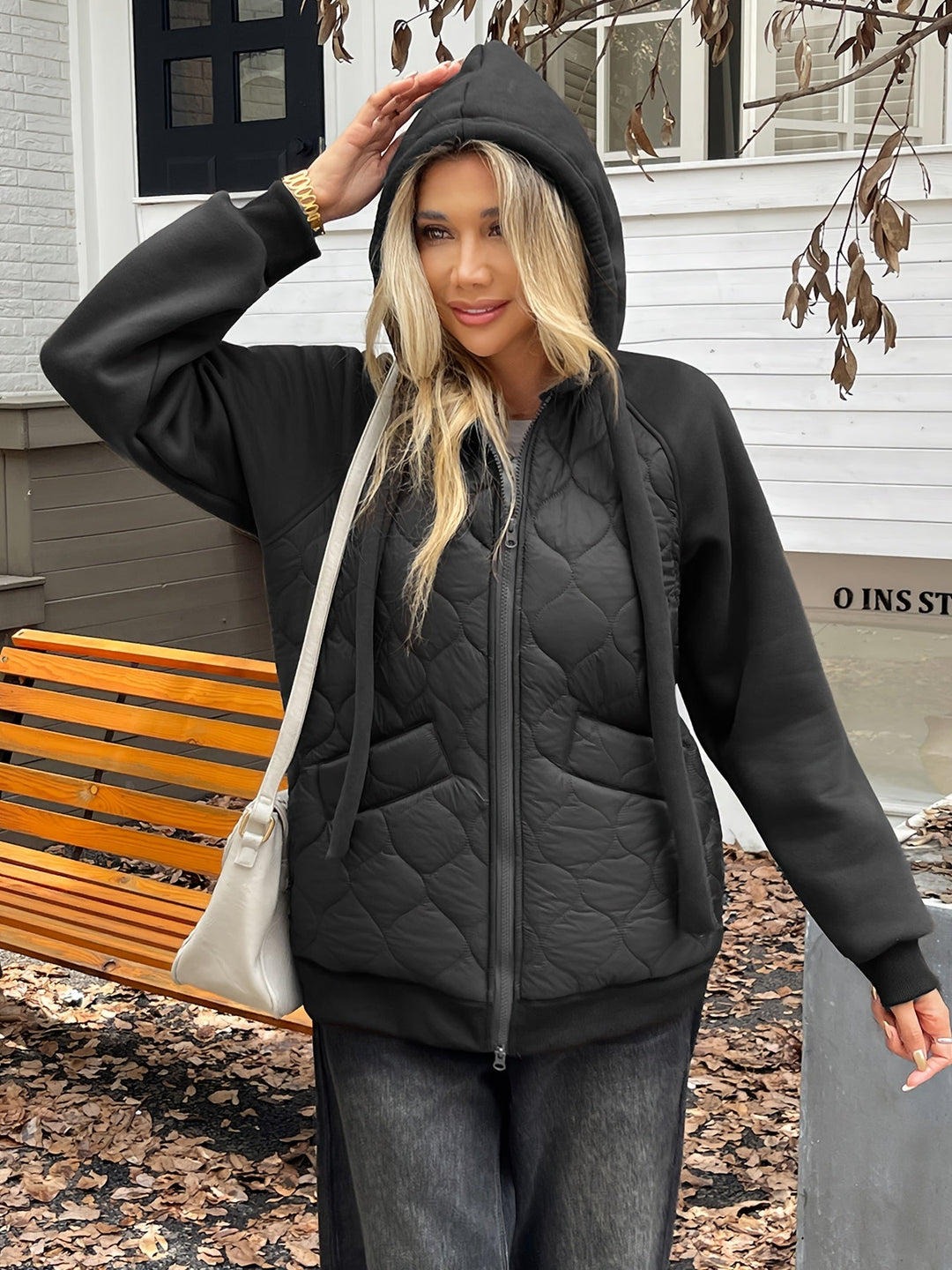 Helene | Quilted Hooded Jacket