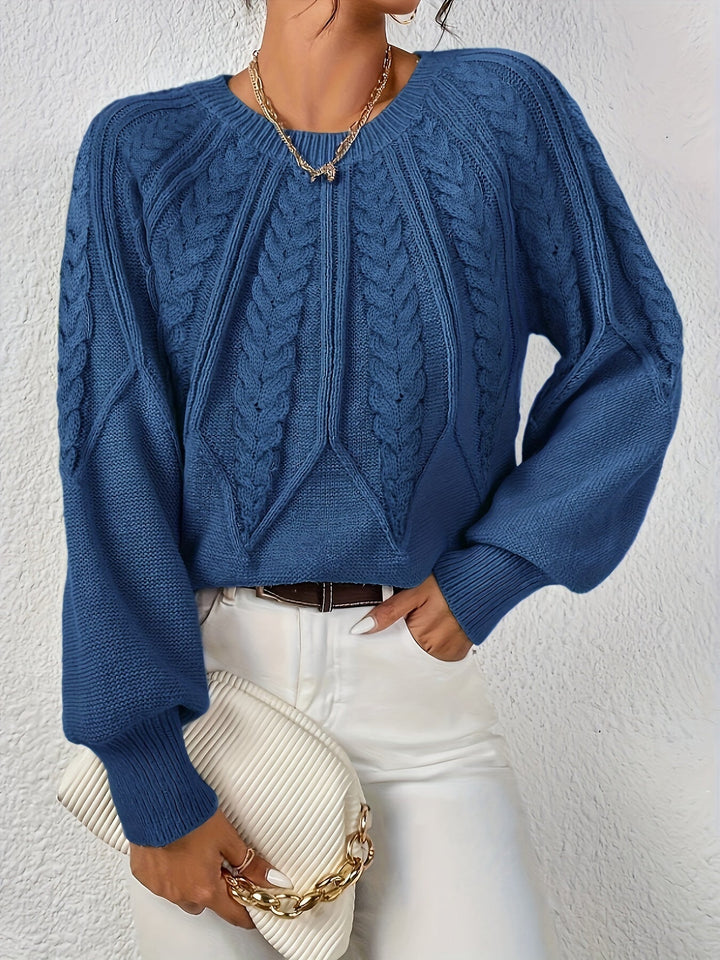Eleanor | Relaxed Cable-Knit Sweater