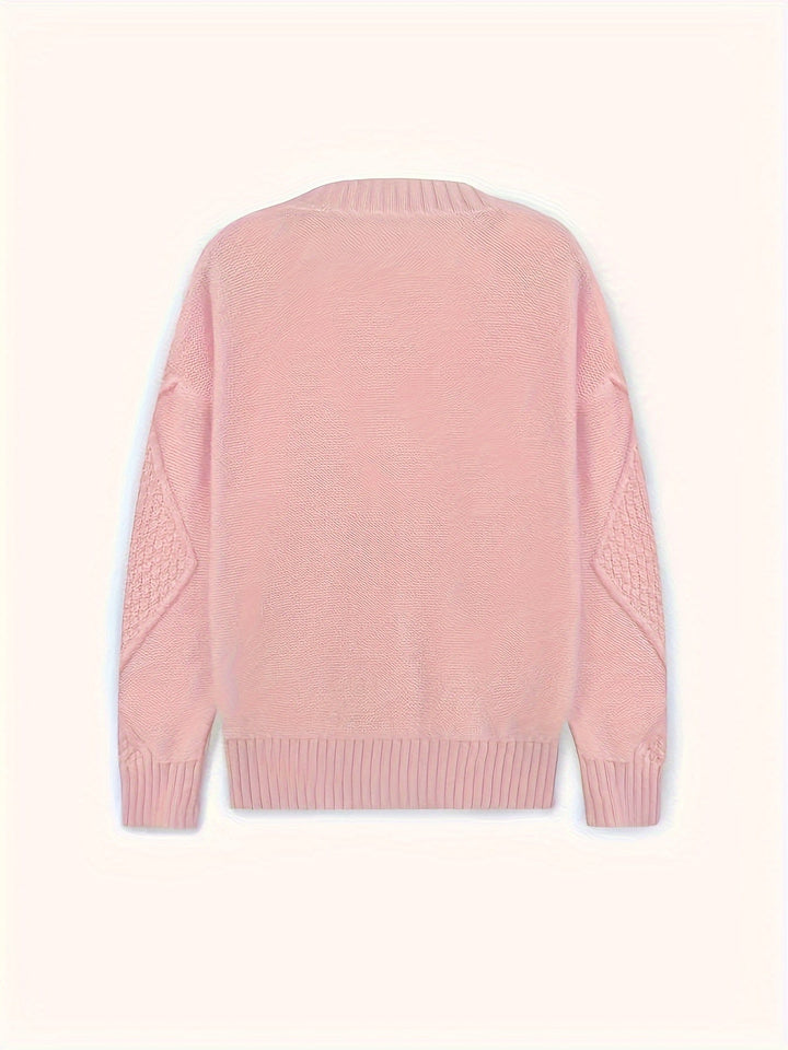 Harlow | Cable-Knit Button Cardigan