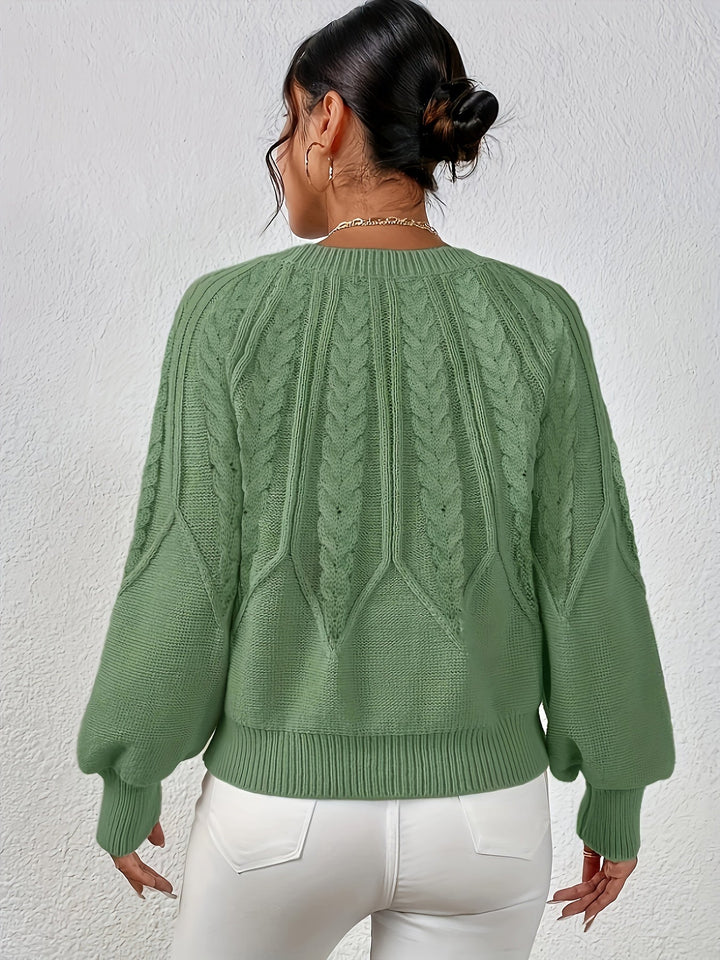 Eleanor | Relaxed Cable-Knit Sweater