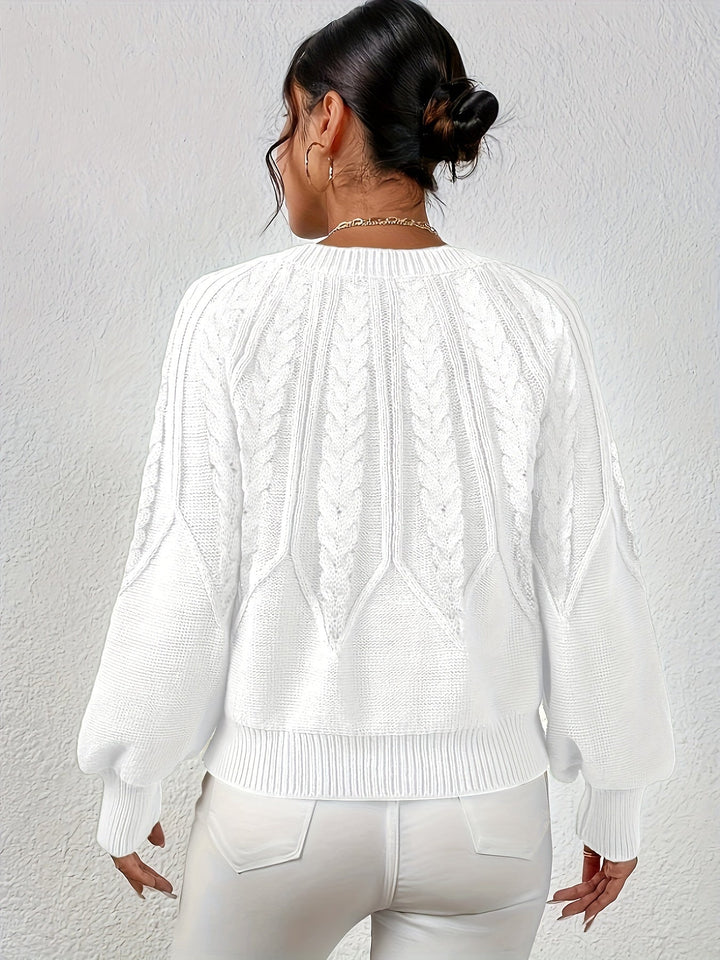 Eleanor | Relaxed Cable-Knit Sweater