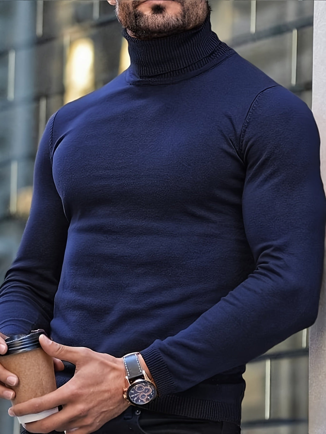 Duncan | Refined Roll-Neck Sweater
