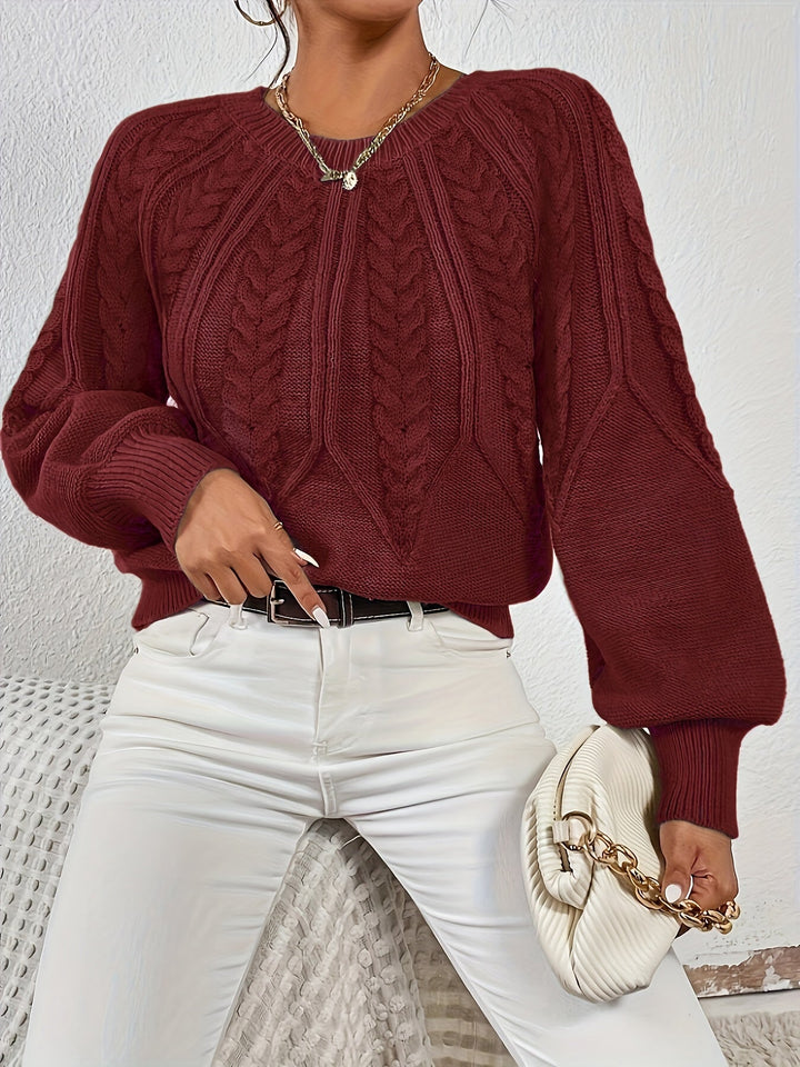 Eleanor | Relaxed Cable-Knit Sweater