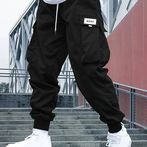 Men’s Cargo Jogger Pants Casual Streetwear Trousers Everyday Wear