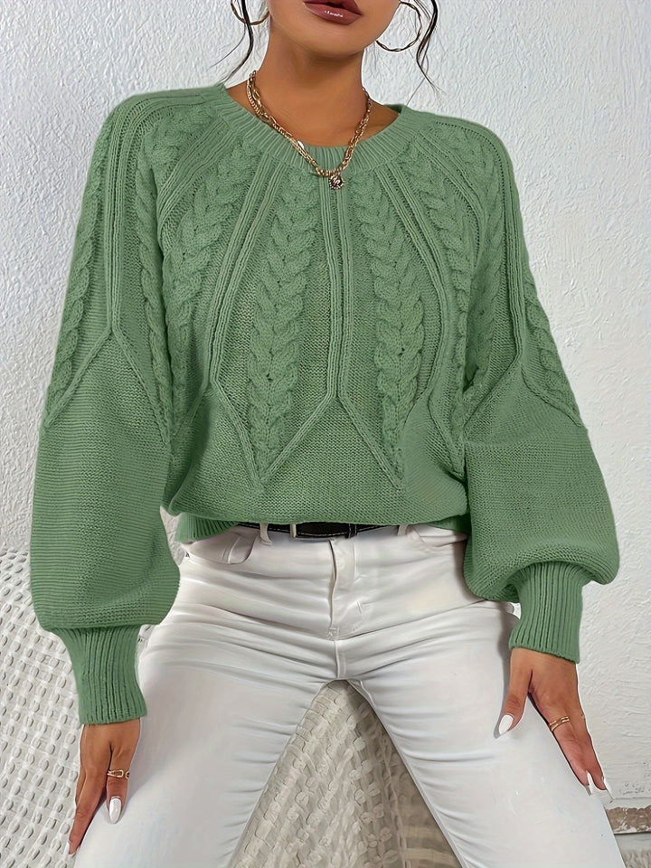 Eleanor | Relaxed Cable-Knit Sweater
