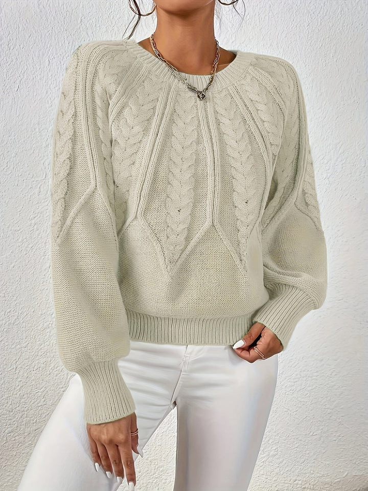 Eleanor | Relaxed Cable-Knit Sweater