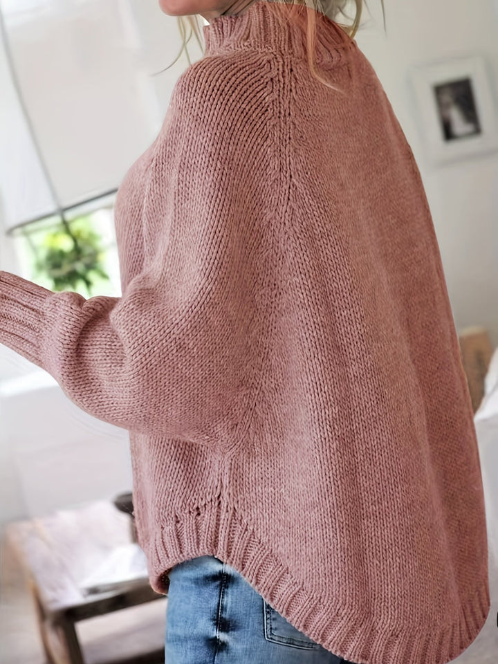Gwendolyn | Cable-Knit High-Neck Sweater
