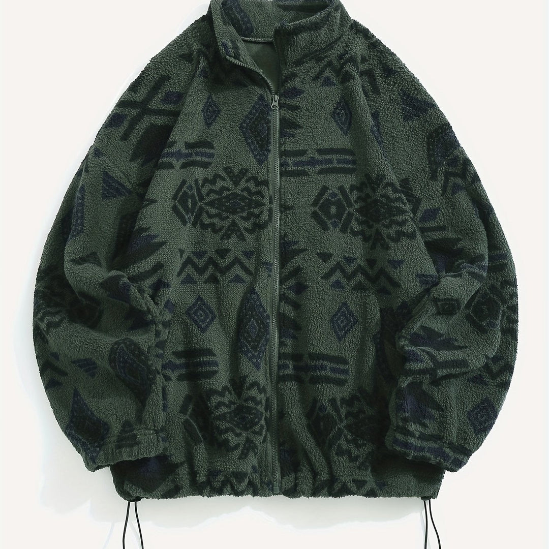 Lorraine | Patterned Zip-Up Jacket