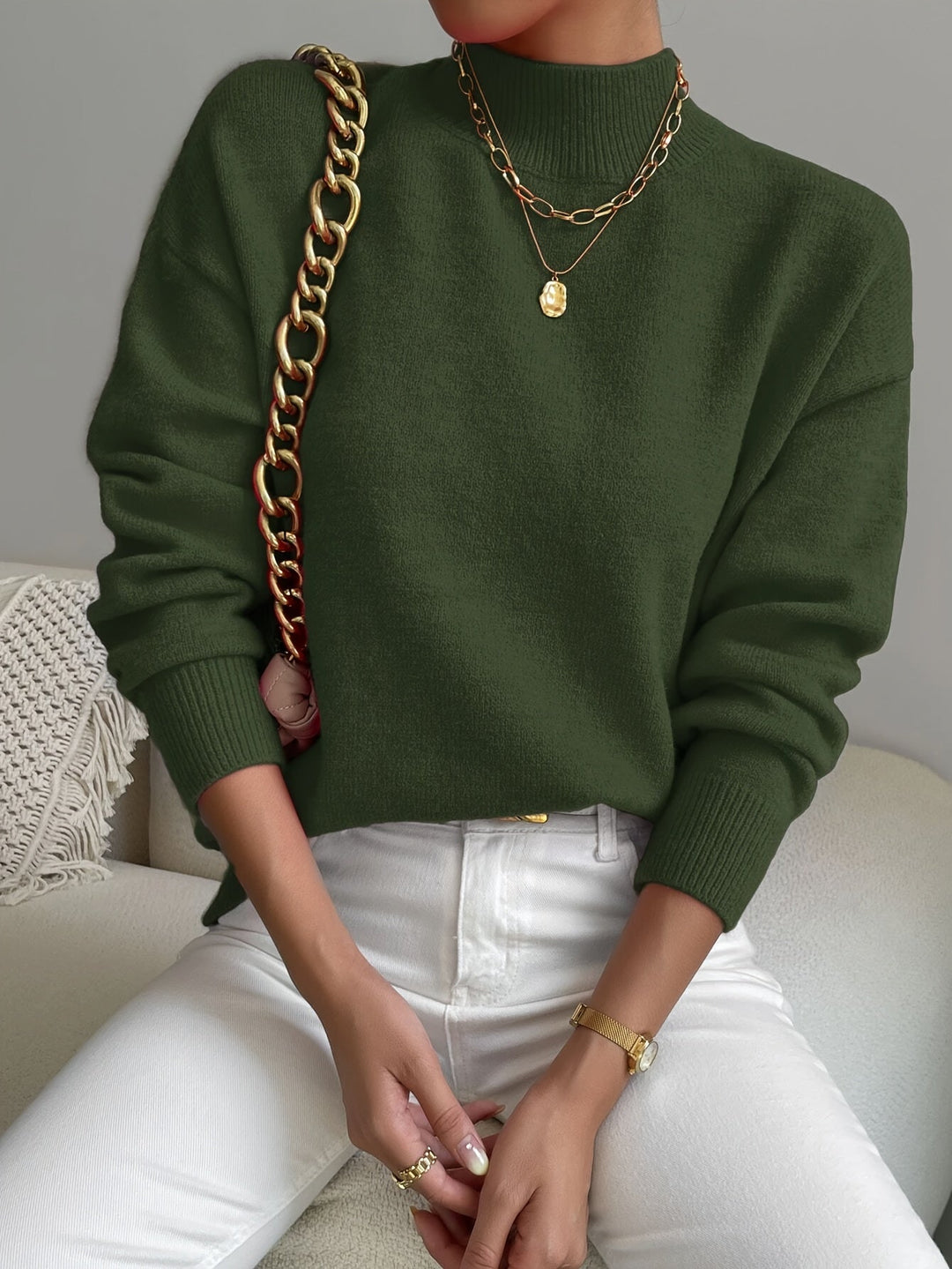 Lorelei | Refined Mock Neck Sweater