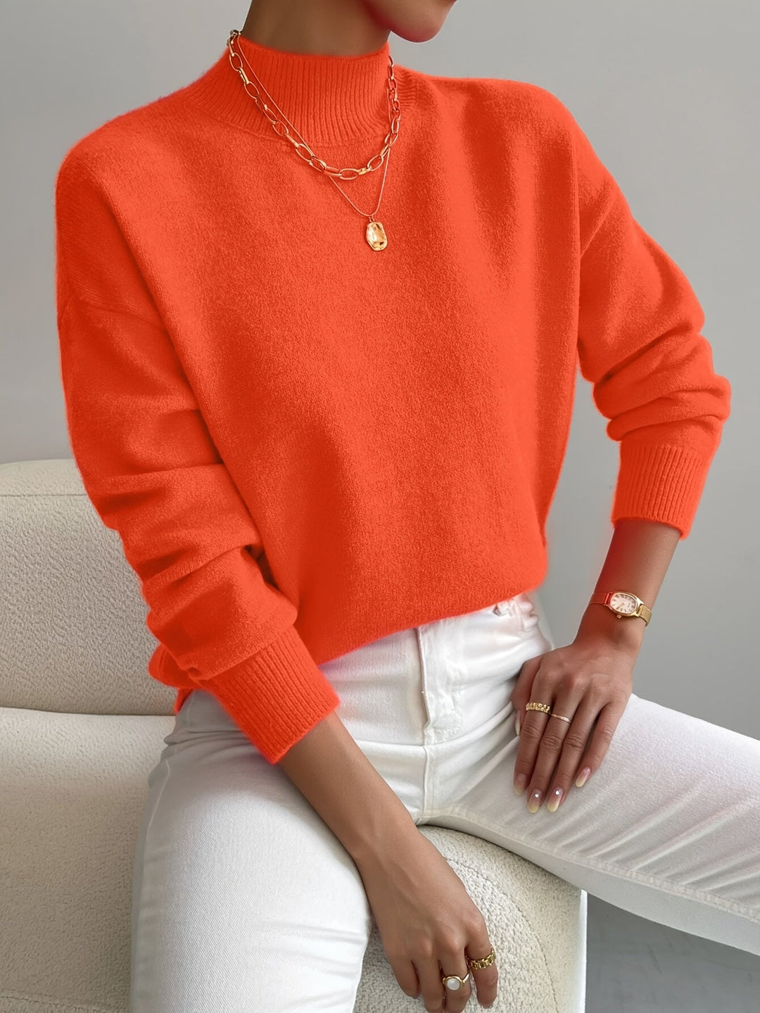 Lorelei | Refined Mock Neck Sweater