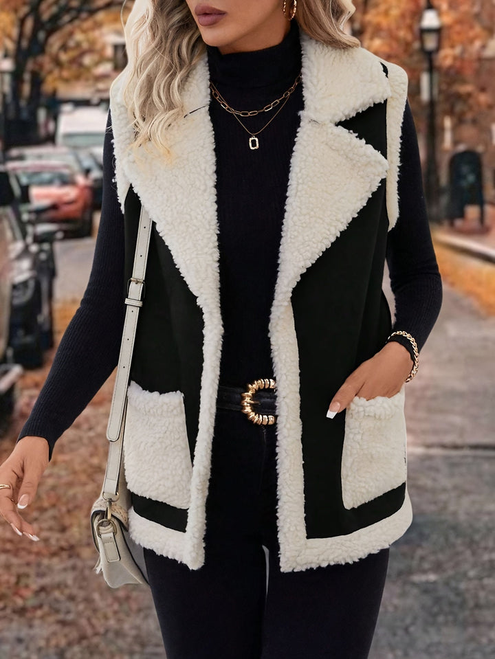 Cecily | Cosy Lined Lapel Gilet