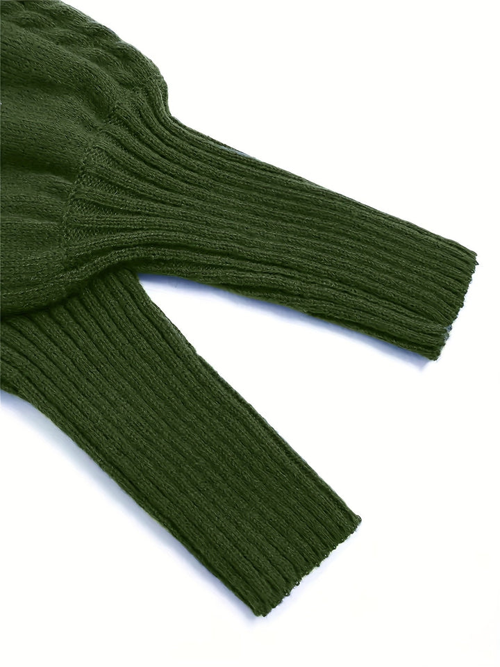 Eloise | Textured Half-Collar Sweater