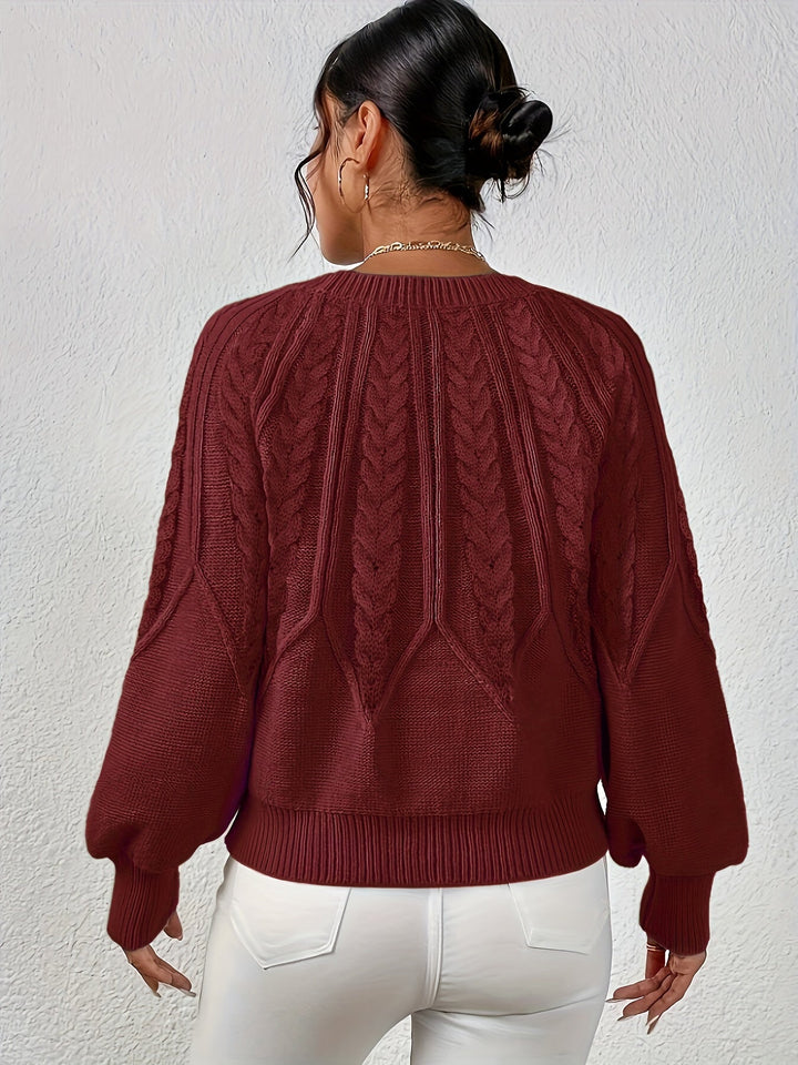 Eleanor | Relaxed Cable-Knit Sweater
