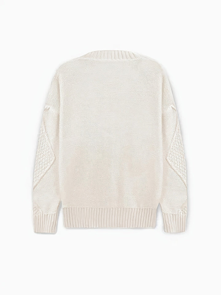 Harlow | Cable-Knit Button Cardigan
