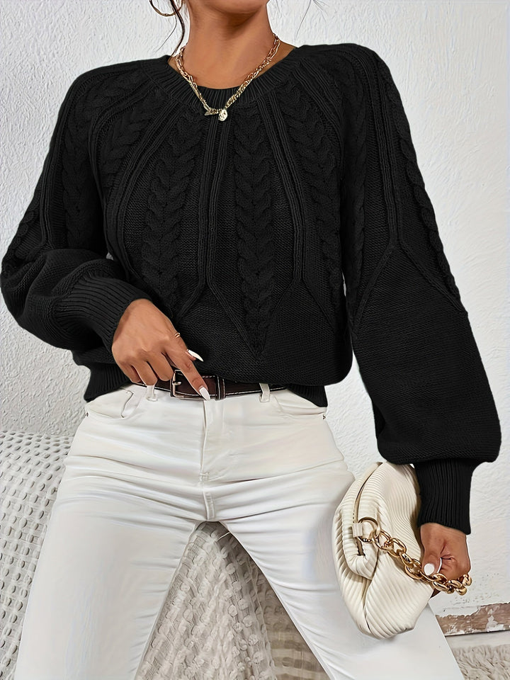 Eleanor | Relaxed Cable-Knit Sweater