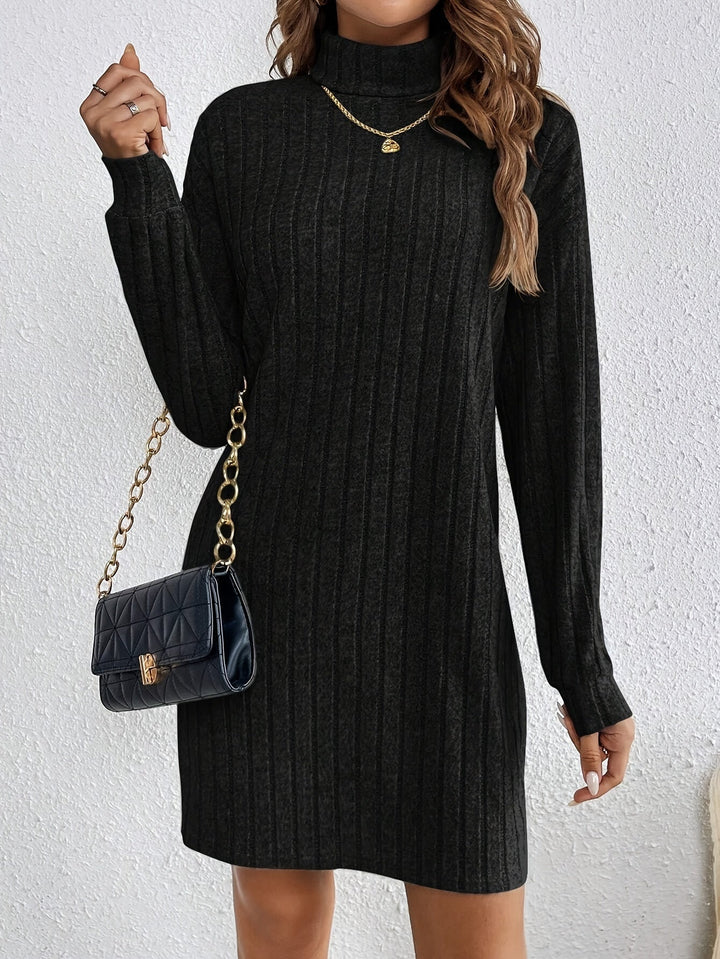 Beverly | Ribbed Textured Sweater Dress