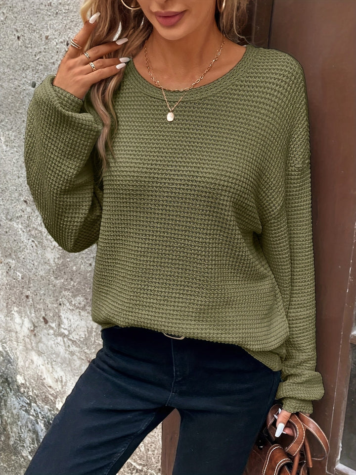 Bethany | Relaxed Waffle-Knit Jumper