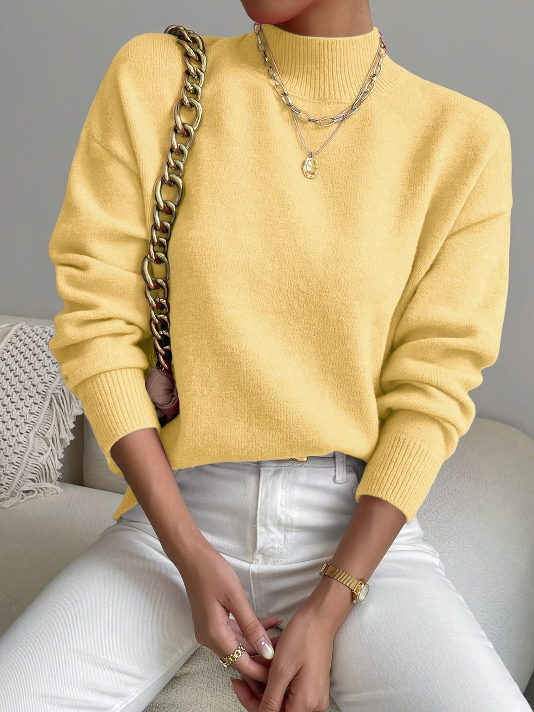 Lorelei | Refined Mock Neck Sweater