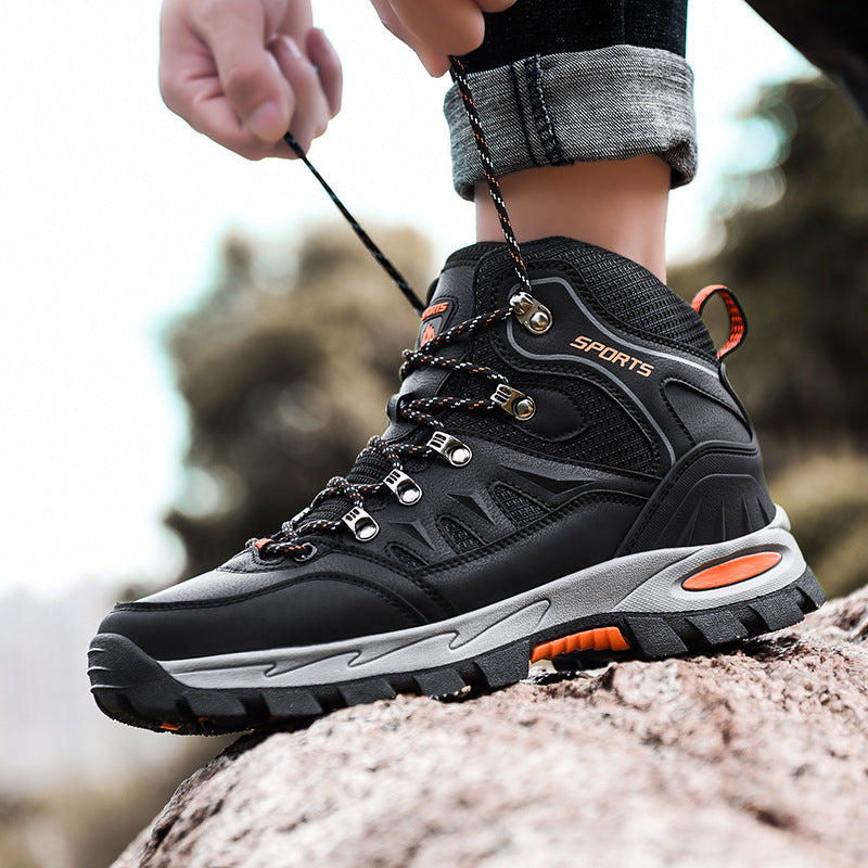 Men’s Mid Height Waterproof Work Boots – Durable Safety Footwear