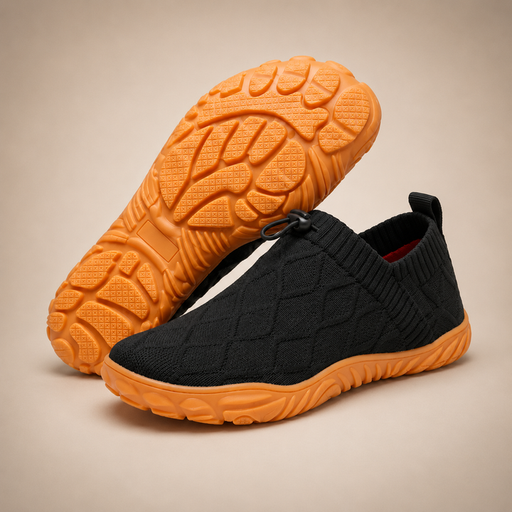 Knit Slip On Sneakers – Lightweight Cloud Comfort Walking Shoes