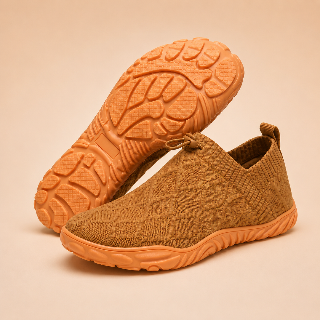 Knit Slip On Sneakers – Lightweight Cloud Comfort Walking Shoes