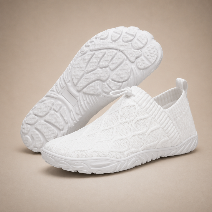 Knit Slip On Sneakers – Lightweight Cloud Comfort Walking Shoes