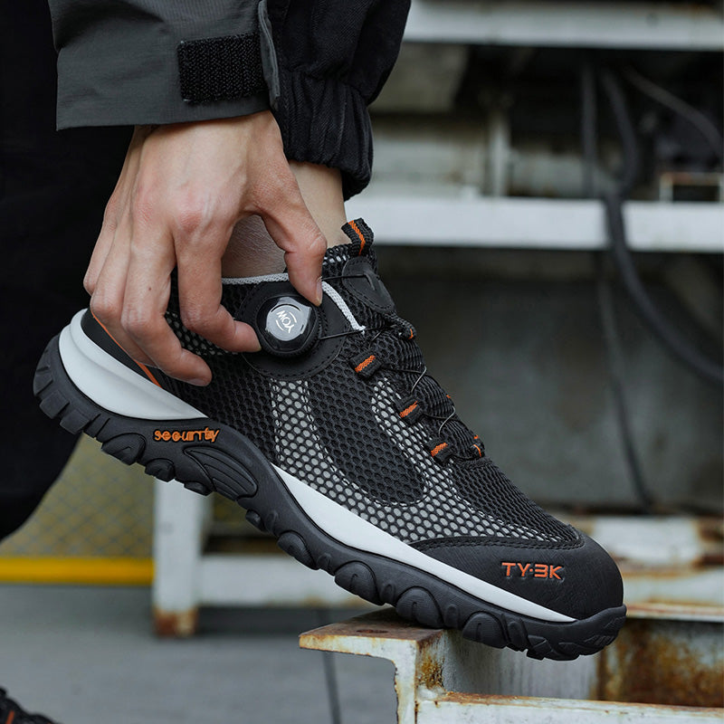 Men’s Trail Running Shoes Outdoor Safety Sport Sneakers Anti Slip Grip