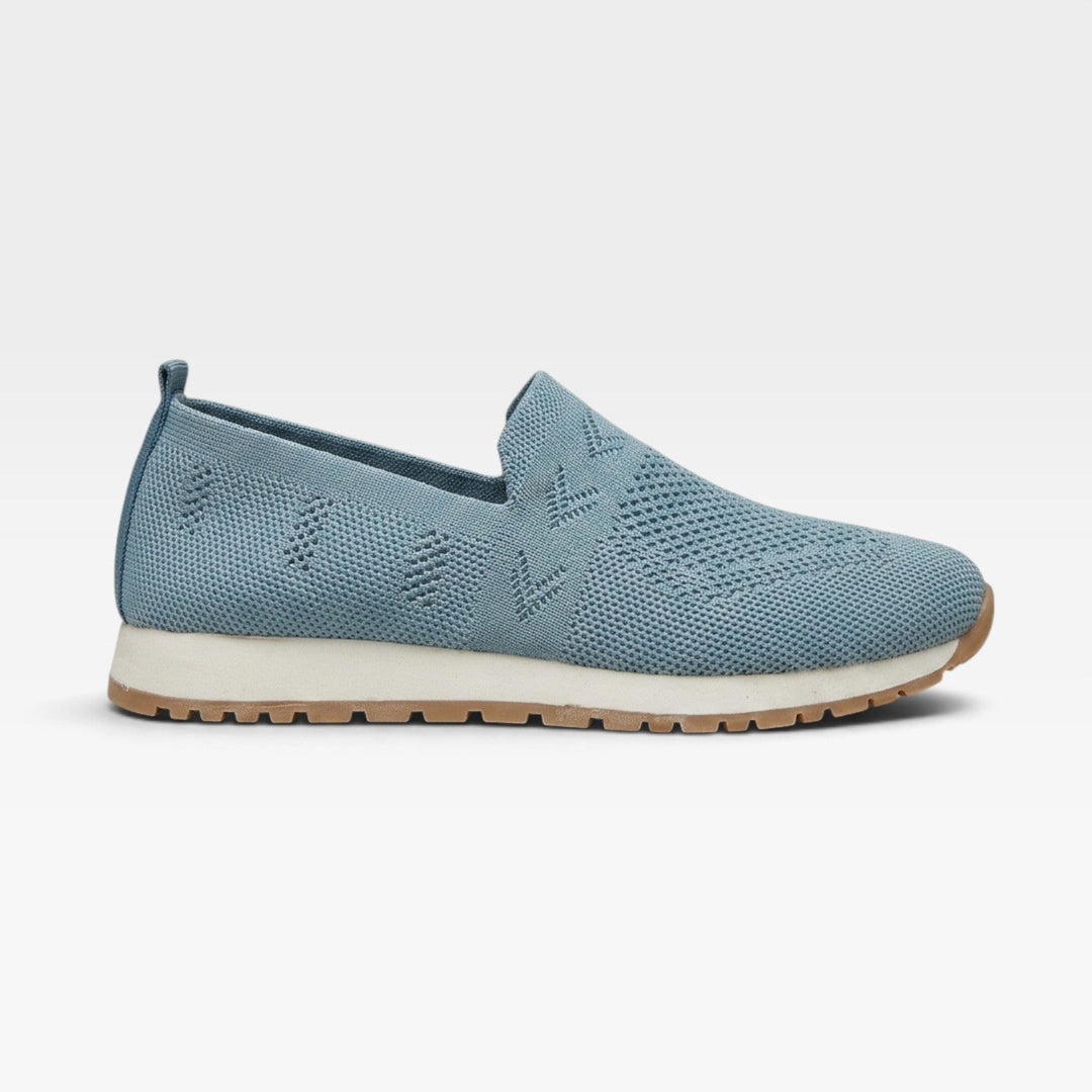 Women's Breathable Knit Trainers – Lightweight Slip On Sneakers