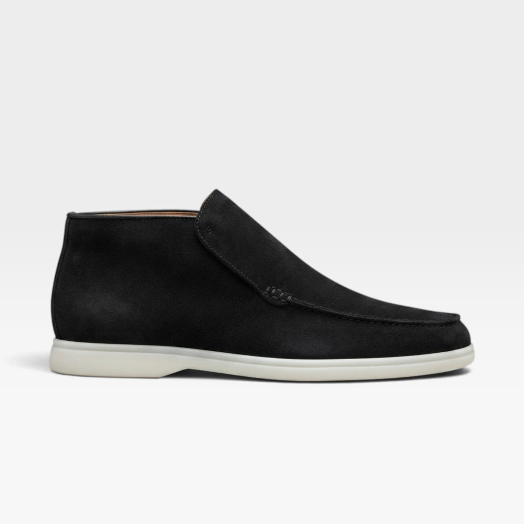 Men's Classic Suede Loafer Boots – Comfortable Slip-On Fit